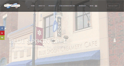 Desktop Screenshot of bluespooncafe.com